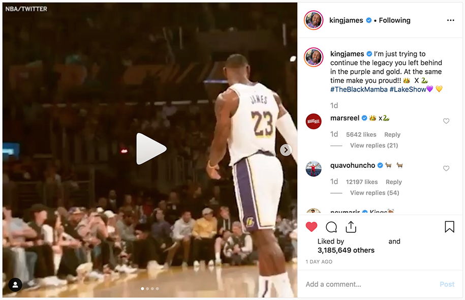 Đến tận bây giờ, LeBron James vẫn ngưỡng mộ Kobe Bryant một cách kỳ lạ Đến tận bây giờ, LeBron James vẫn ngưỡng mộ Kobe Bryant một cách kỳ lạ